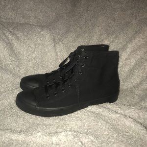 Black Converse shoes